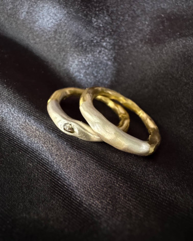 Rosa Maria Silver and Copper Ring – Organic Rings