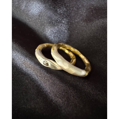 Rosa Maria Silver and Copper Ring – Organic Rings
