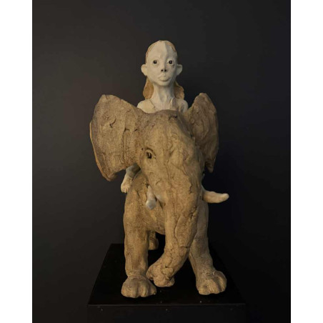 Ruta Jusionyte - Sur le dos de l'éléphant