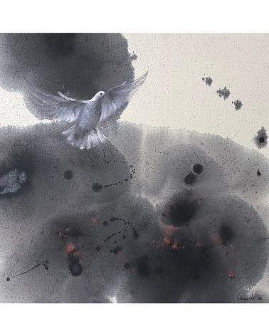 Khin Zaw Latt - Where doves gather, 1