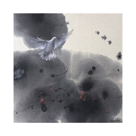 Khin Zaw Latt - Where doves gather, 1