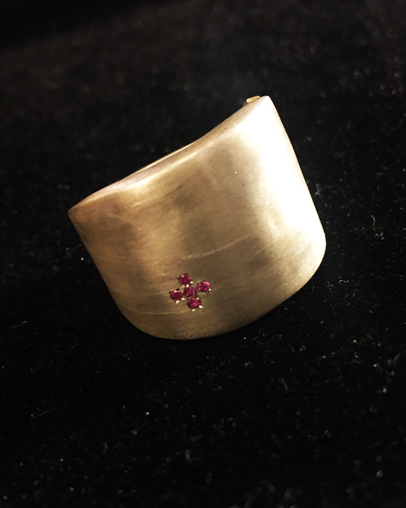 Rosa Maria - Large Bague Argent