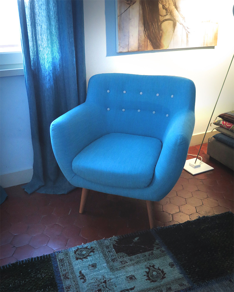 Fauteuil Sentou Bleu Fauteuil Sentou Bleu