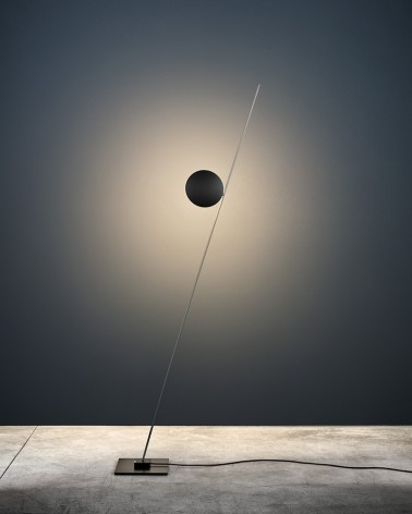 Catellani & Smith - Floor lamp with 1 golden disc