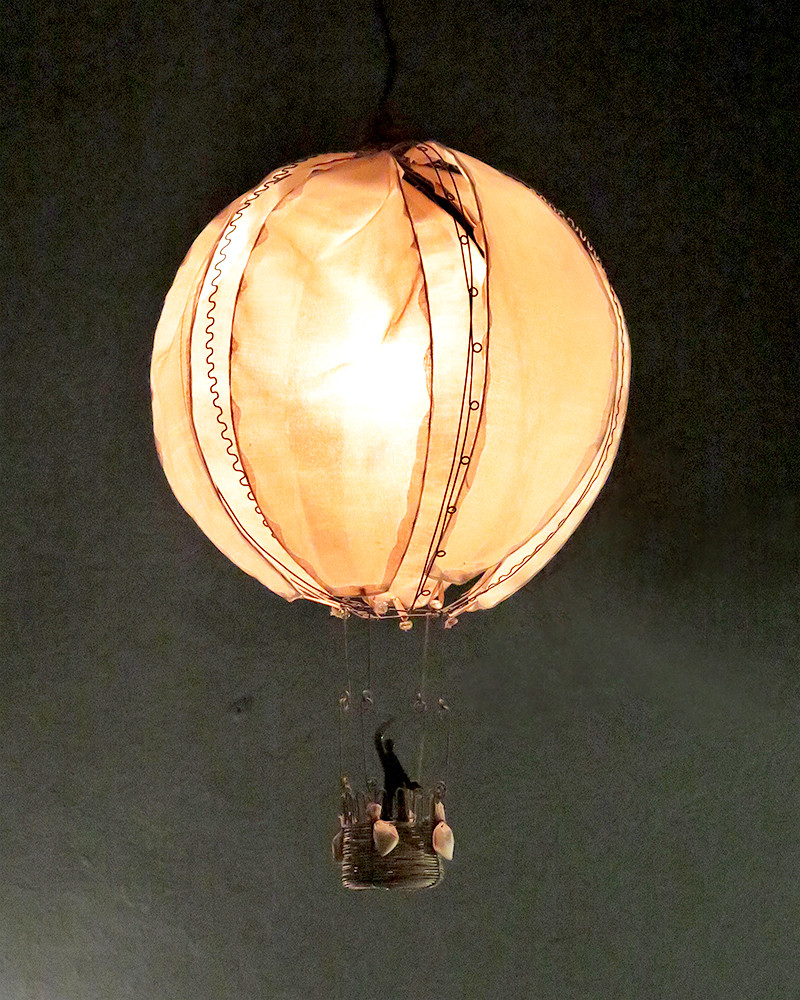 Lampe montgolfière vox populi Lampe montgolfière vox populi