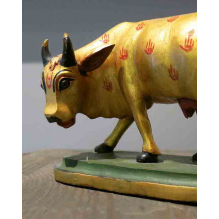 Inde - Statue vache sacrée debout