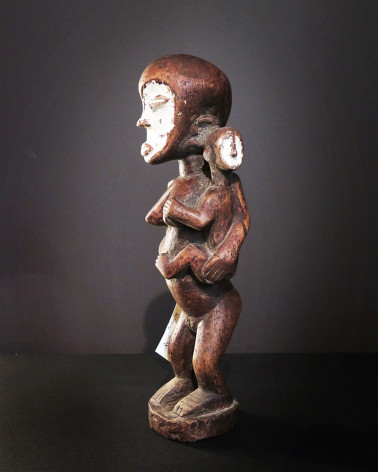 Afrique - Statue mère et enfant