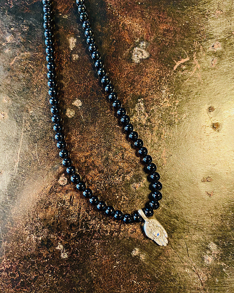 Catherine Michiels - Silver Mana Hand Necklace Catherine Michiels - Silver Mana Hand Necklace