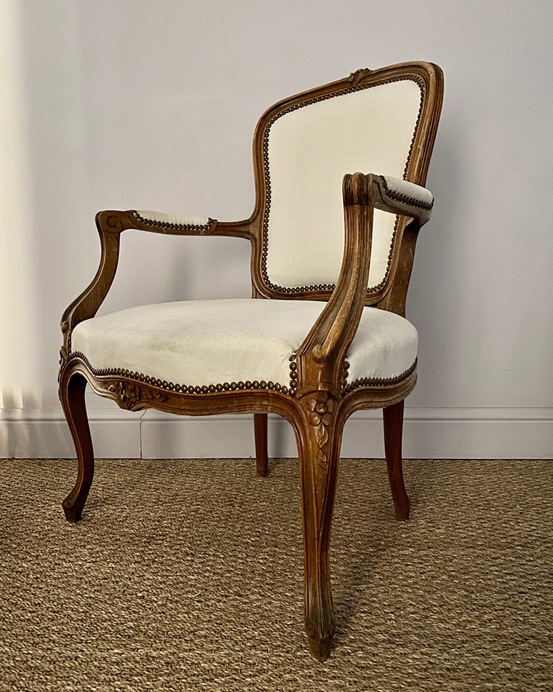 Fauteuil Lin Blanc Fauteuil Lin Blanc