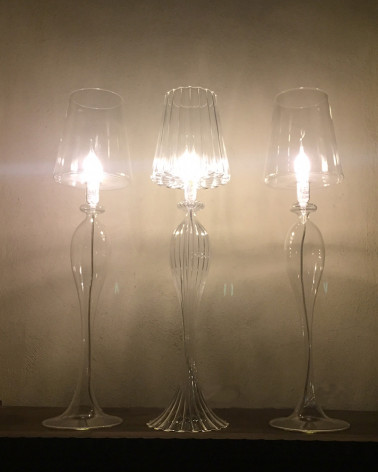 les héritiers lampe verre soufflée