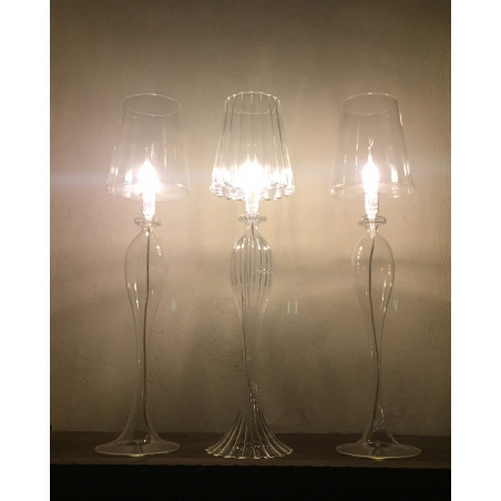 les héritiers lampe verre soufflée