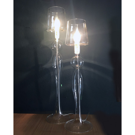 Les Héritiers lampe verre soufflé