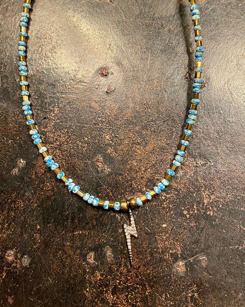 Catherine Michiels Lighting Necklace