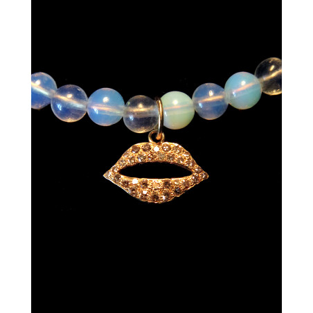 Catherine Michiels - Golden Smile and Opales Necklace
