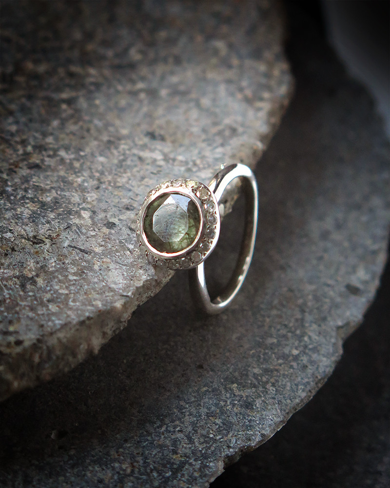 Rosa Maria - Quartz vert et Diamands Rosa Maria - Quartz vert et Diamands