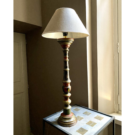 Vide - Hôtel - Wooden hight bed lamps, pair