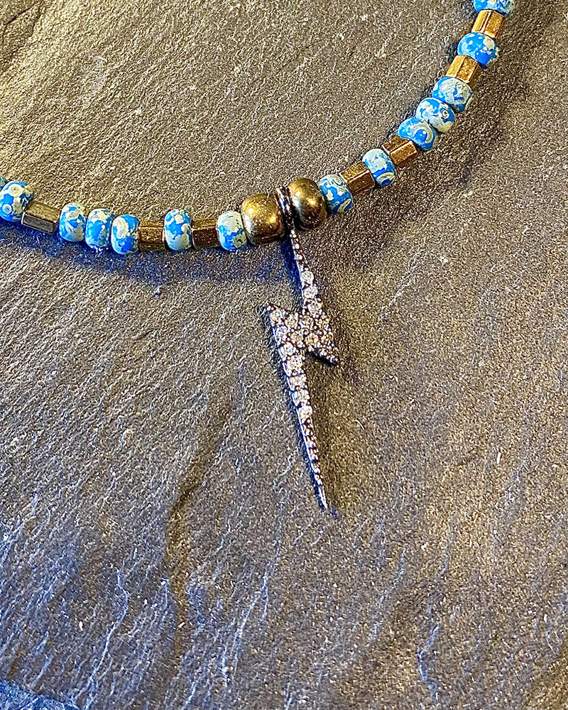 Catherine Michiels Lighting Necklace