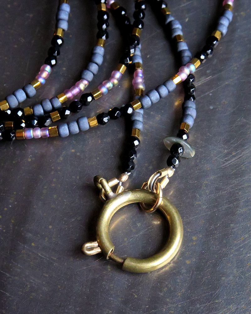 Catherine Michiels Double round necklace