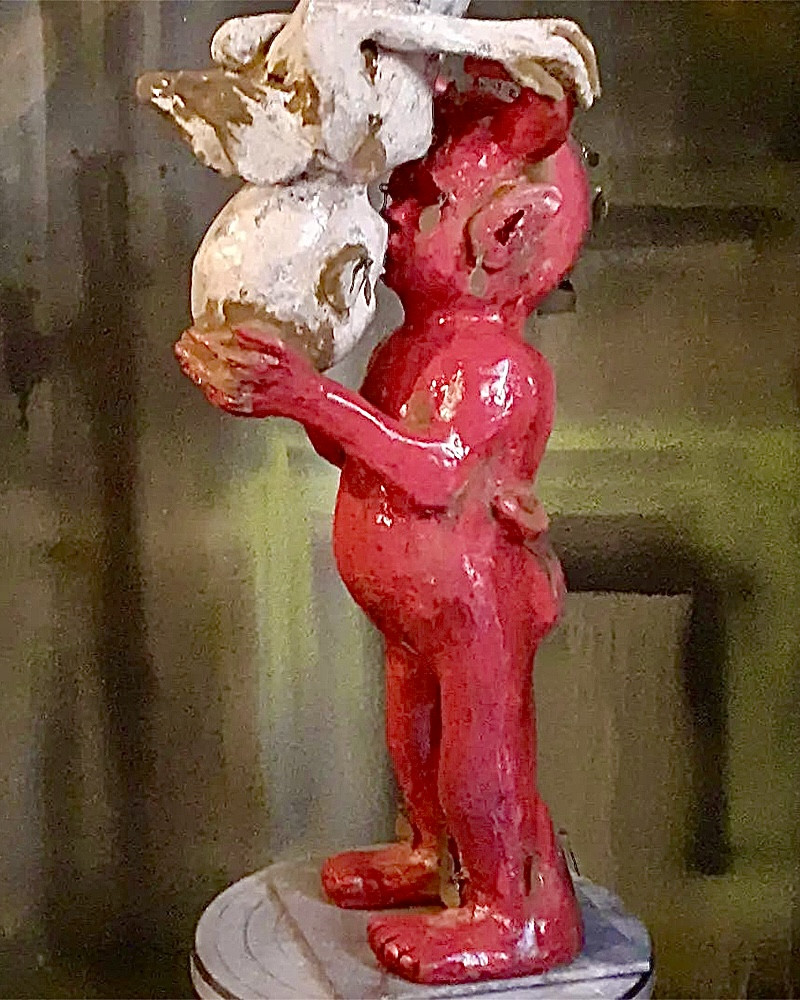 Pierre Sgamma - Angel and devil, double kiss