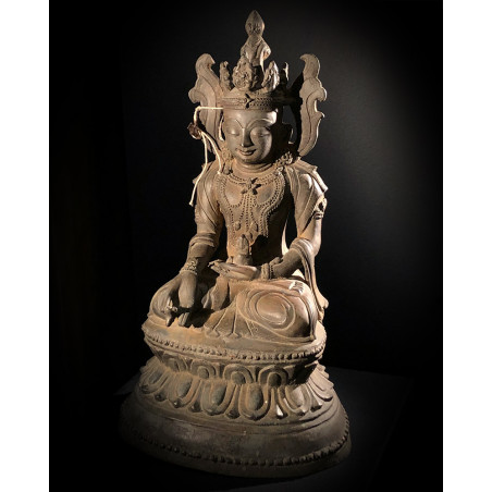 Birmanie - Bouddha en bronze