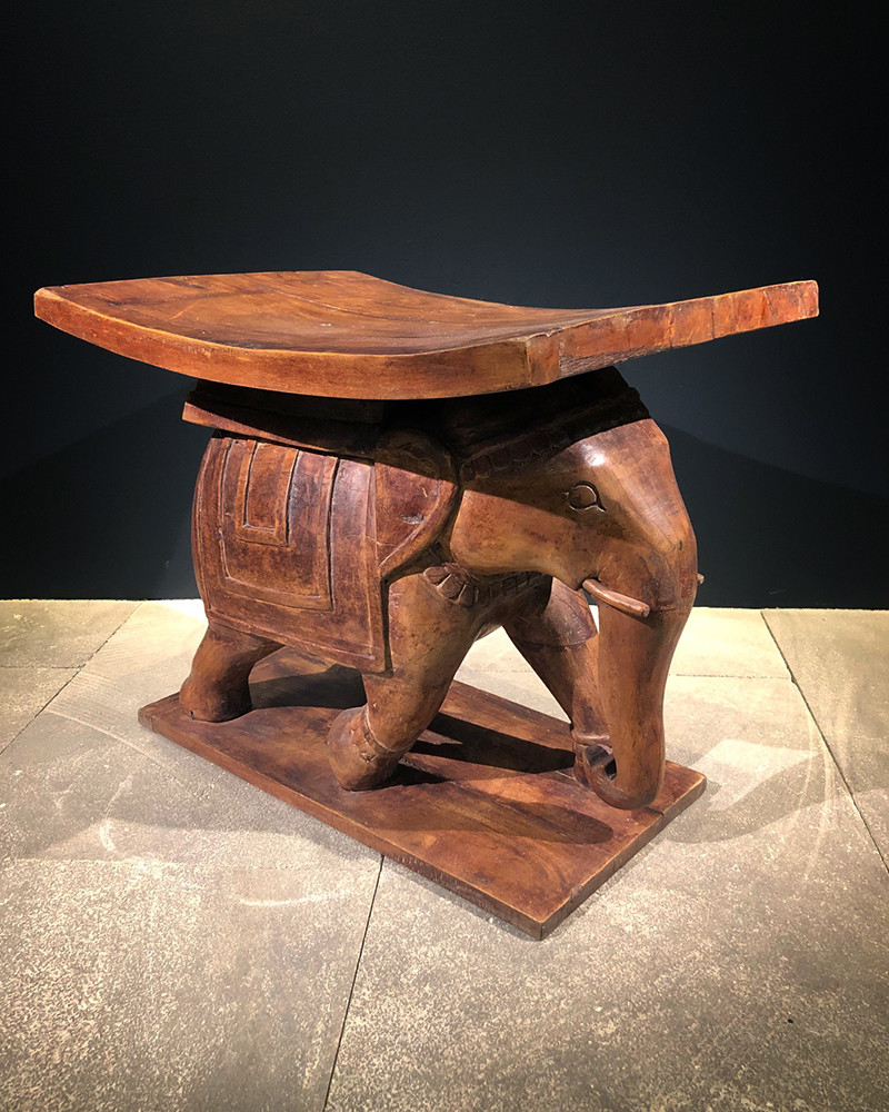 Inde - Tabouret Eléphant Inde - Tabouret Eléphant