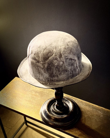 Move - Chapeau melon white black