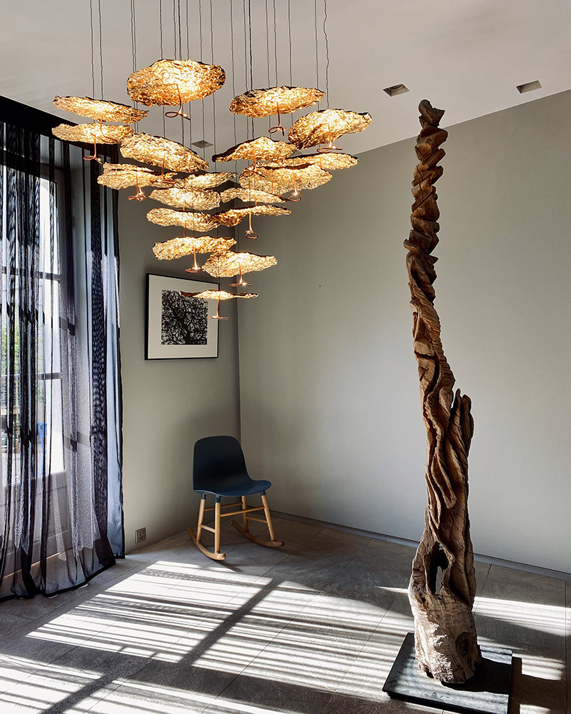 Catellani & Smith - Gold Moon Chandelier