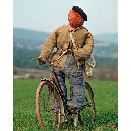 Hans Silvester - Retrospective - Scarecrow on a bike