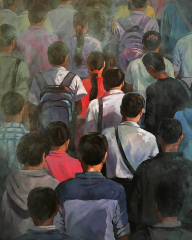 Khin Zaw Latt - People in Fog