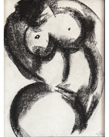 Sophie Sainrapt - Small black charcoal Venus