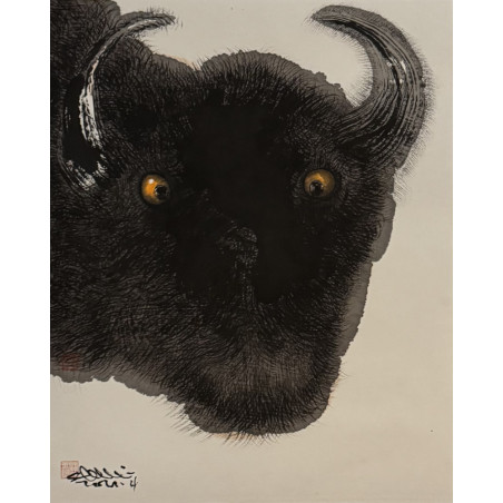 Guan Yuliang - Lavis - Bull's face