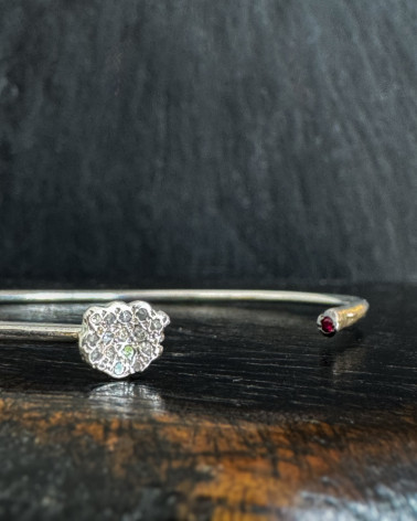 Rosa Maria - Shargan silver bracelet with diamonds