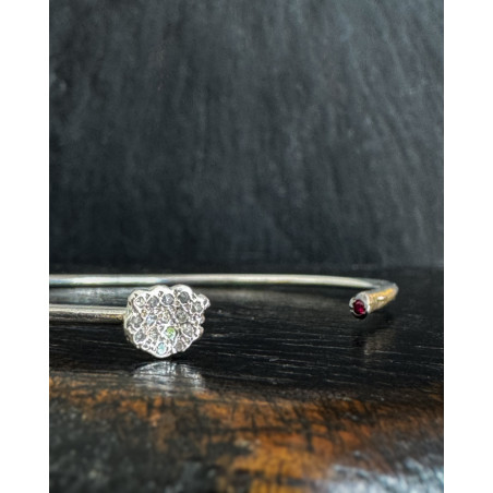 Rosa Maria - Shargan silver bracelet with diamonds