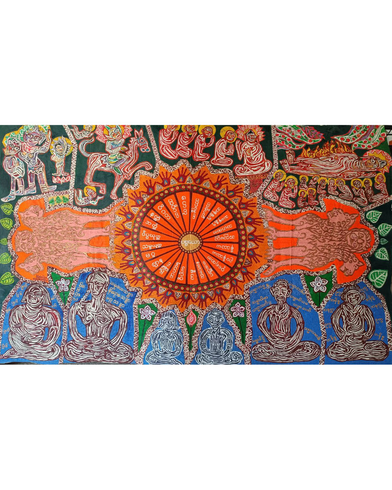 On the road to Nirvana, by Htein Lin On the road to Nirvana, by Htein Lin