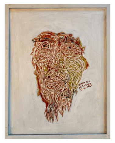 Self Portrait, Htein Lin - Burmese artist