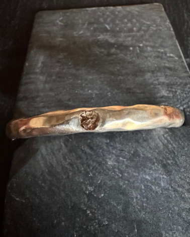 Rosa Maria - Silver  bracelet Seiko with diamond