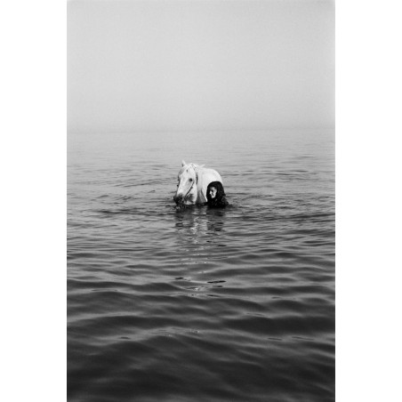 [Camargue, bathing] - Hans Silvester, silver gelatin print