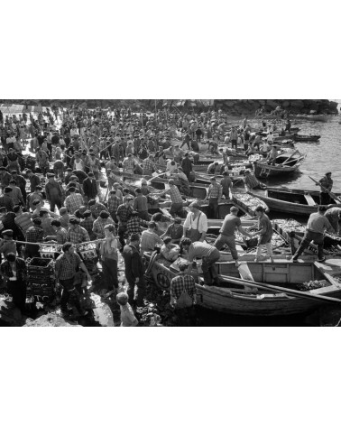 [Return from fishing] - Hans Silvester, silver print