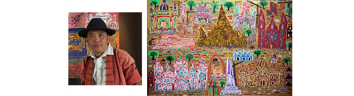 Htein Lin artiste peintre birman